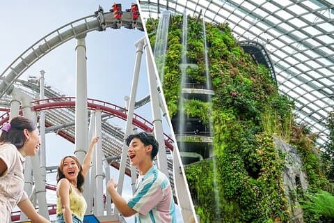 Combitickets voor Universal Studios en Gardens by the Bay