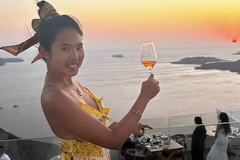 Santorini Private Tour with Sunset Wine Tasting at Santo Wines