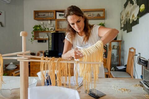 Vinci Pasta Cooking Class with Wine and Aperitivo