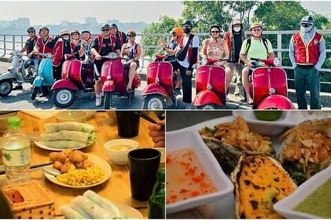 Hanoi Vespa Tours: Hanoi After Dark Vespa Food Tours