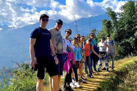 Sapa Scenic Journey at Terraced Fields and Local Village Life