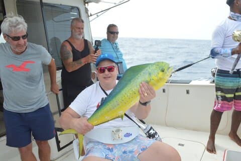 Pesca d'altura estrema a Punta Cana