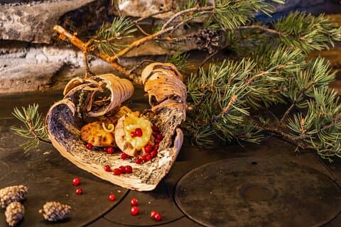 Rovaniemi Klassische finnische Küche in einem hausgemachten Abendessen