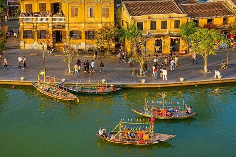 Excursion nocturne de luxe : Montagnes de marbre, pagode de Linh Ung et Hoi An