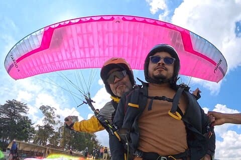 Paragliding in Medellín from San Félix