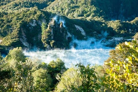 From Auckland: Rotorua & Waitomo Wonders Tour