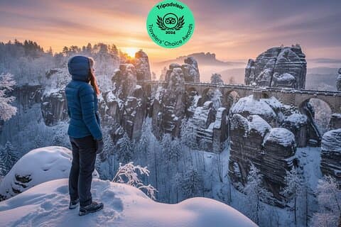 Bohemian and Saxon Switzerland All inclusive-tur - Vintertur