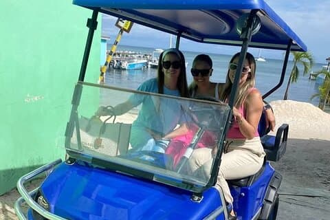 San Pedro Belize 4Seater Golf Cart Rental