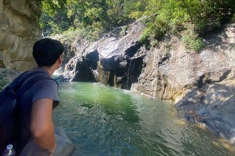 Hiking trail : Waterfall in the Sierra Madre Occidental