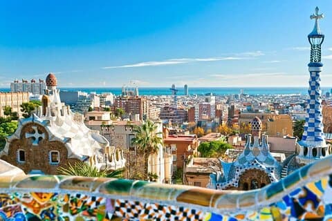 Barcelonas höjdpunkter Tour Park Güell och de gotiska kvarteren