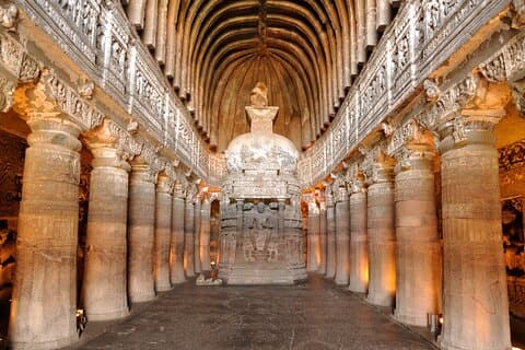 From Pune: 3-Day Guided Tour of Ajanta, Ellora & Aurangabad City