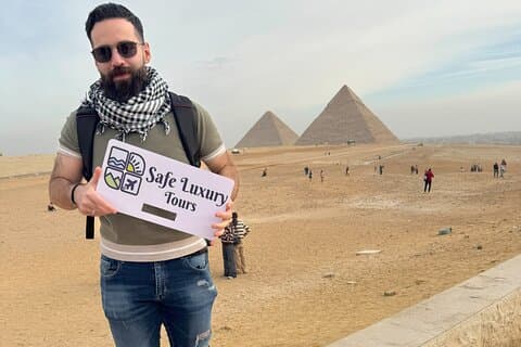 Giza pyramider tur, Sphinx, kamel ride og shopping