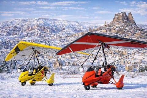 Cappadocia Pequena aeronave de passeio aéreo