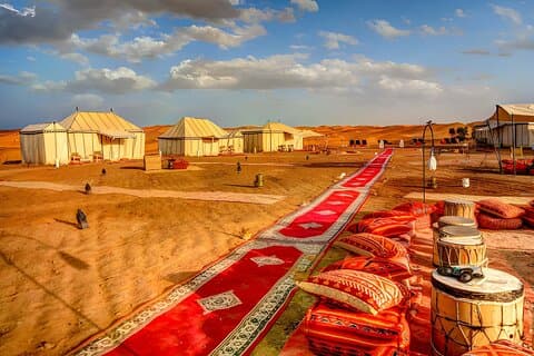 3 Day Luxury Desert Camp in Merzouga with Camel Trek & Nomad Life