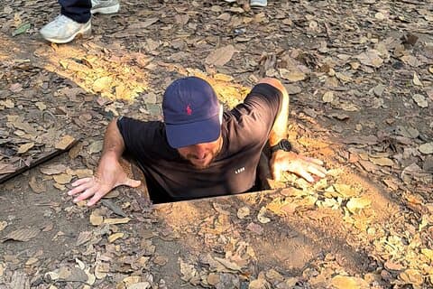 Cu Chi tunnels og håndværk lak workshop oplevelse tur