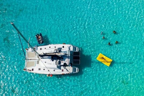 Cozumel shared Luxury Catamaran to El Cielo