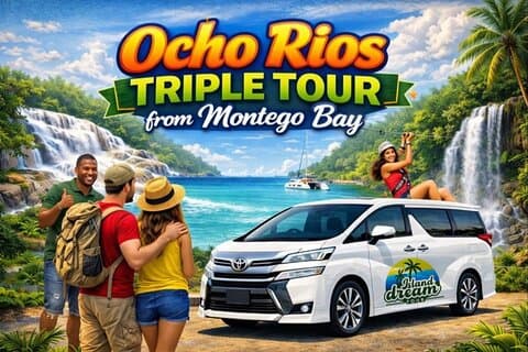 Triple tour d'Ocho Rios au départ de Montego Bay