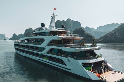 Azura Luxury Yacht 2 Días 1 Noche Halong y Lan Ha Bay Tour