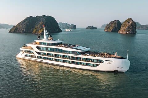 Ultimate Luxury Cruise Tour Halong Lan Ha Bay 2D1N with Pool