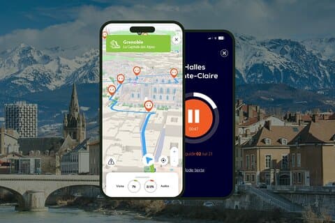 Grenoble Audio guided walking tour 2h20 and 19 audio comments