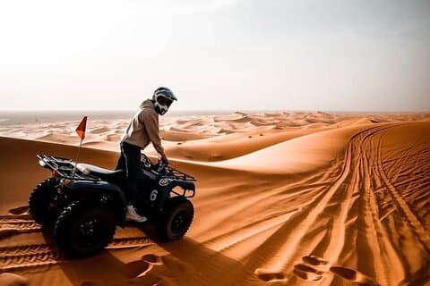Safari por el desierto de Qatar con aventura en quad - 250cc