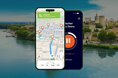 Avignon Audio Guided Walking Tour 2h10 and 27 Audio Comments