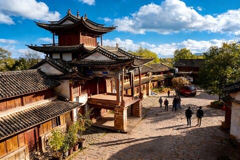 All Inclusive Private Tagestour in die antike Stadt Shaxi von Lijiang