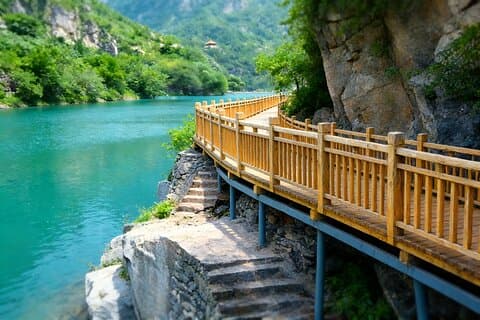 Privat dagstur til Guoliangcun Cliff Village fra Luoyang