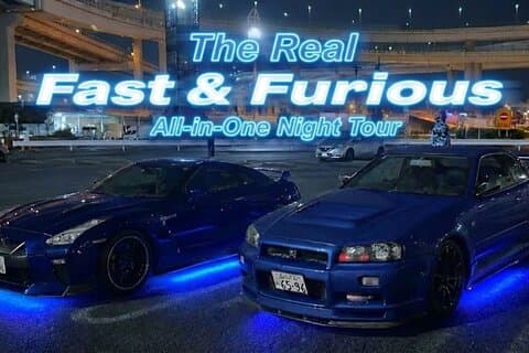 Tokyo JDM Night Drive – GT-R, RX - 7 og Daikoku PA biludstilling