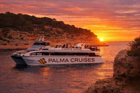 Særlig 3-timers solnedgangskrydstogt fra Palma-bugten