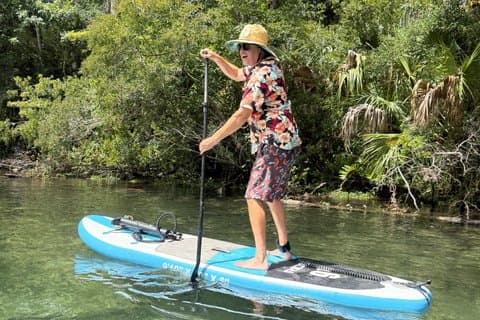 Unguided Paddleboard Adventure on the Weeki Wachee Springs