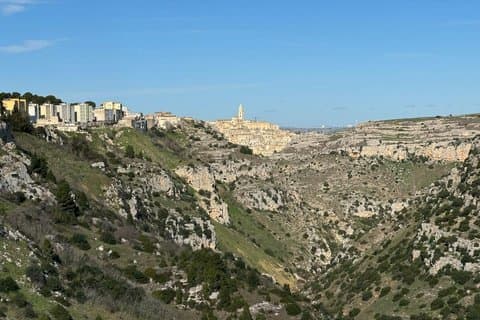Tour in autobus di Matera al tramonto con vista sul Gravina Canyon e sulla Chiesa Palomba