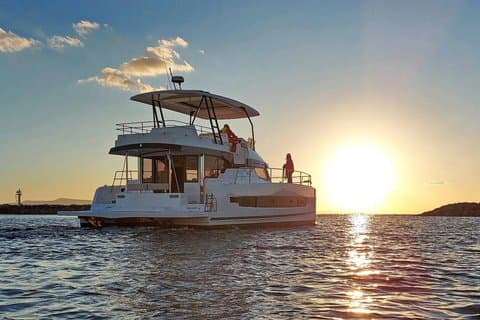 Premium Catamaran en solnedgang oplevelse