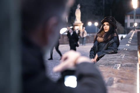 Paparazzi-inspireret fotosession i Heidelbergs gamle bydel