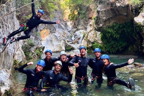 Fra Marbella: Canyoning eventyr (Barranco de Zarzalones)