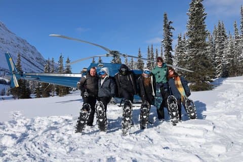 Canadian Rockies Helicopter & Snowshoe Adventure