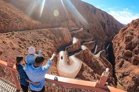 Marrakech: 2 days to the Dadès Gorge via ait ben haddou