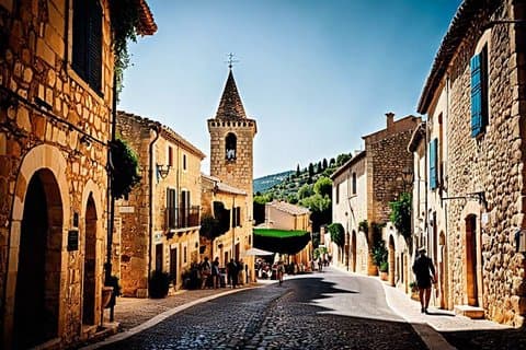 Medieval village of CASTELLET, CASSIS & the beautifull CALANQUES