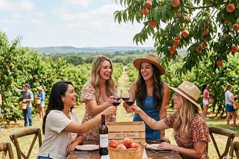 Private Fredericksburg Wine Tour & Hill Country Orchard Visit