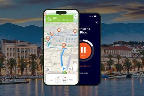 Split: 1-times audioguidet byvandring med 17 audiokommentarer
