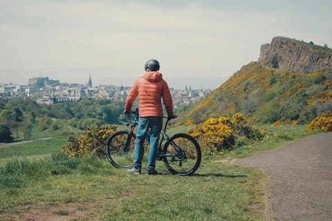 Arthur Seat e Distilleria Verticale E Bike Tour Piccolo Gruppo