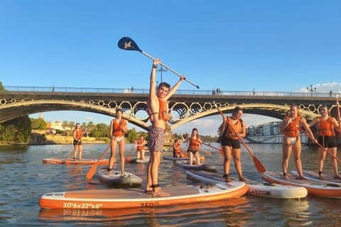 Siviglia Paddle Surf Sup nel fiume Guadalquivir
