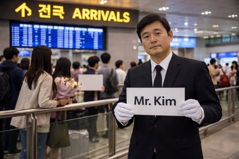Privat flyplasstransfer : Hotell i Seoul → Gimpo Airport