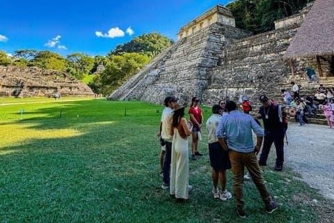 Archaeological Zone of Palenque Misol Ha and Agua Azul from Palenque