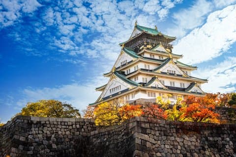Osaka Tagestour mit Fortgeschrittener mit Private Executive Vehicle