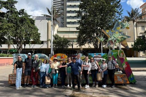 3-in-1 Panoramic city tour with walking candelaria & experiences
