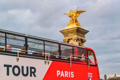 Paris Sightseeing Bus Tour med Versailles Palace, og Seine Cruise