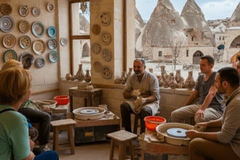 Cappadocia Red Tour Zelve Fairy Kaminer Frokost med hotel afhentning