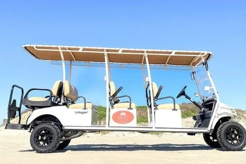 8 Seater Luxury Golf Cart Rentals in Port Aransas Texas