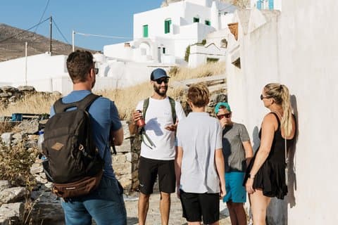 Half Day Island Tour of Amorgos with Monastery Visit and Swim